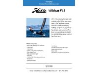 Hobie F18 Wildcat Click to launch Larger Image